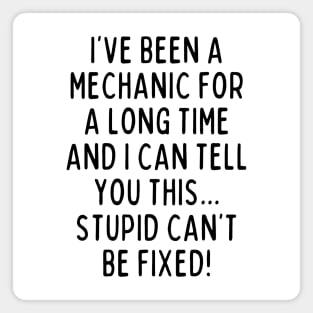 Stupid can't be fixed! Magnet